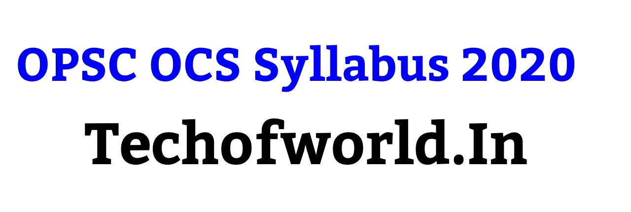 You are currently viewing OAS Exam Syllabus 2024 Pdf Download Pdf !!