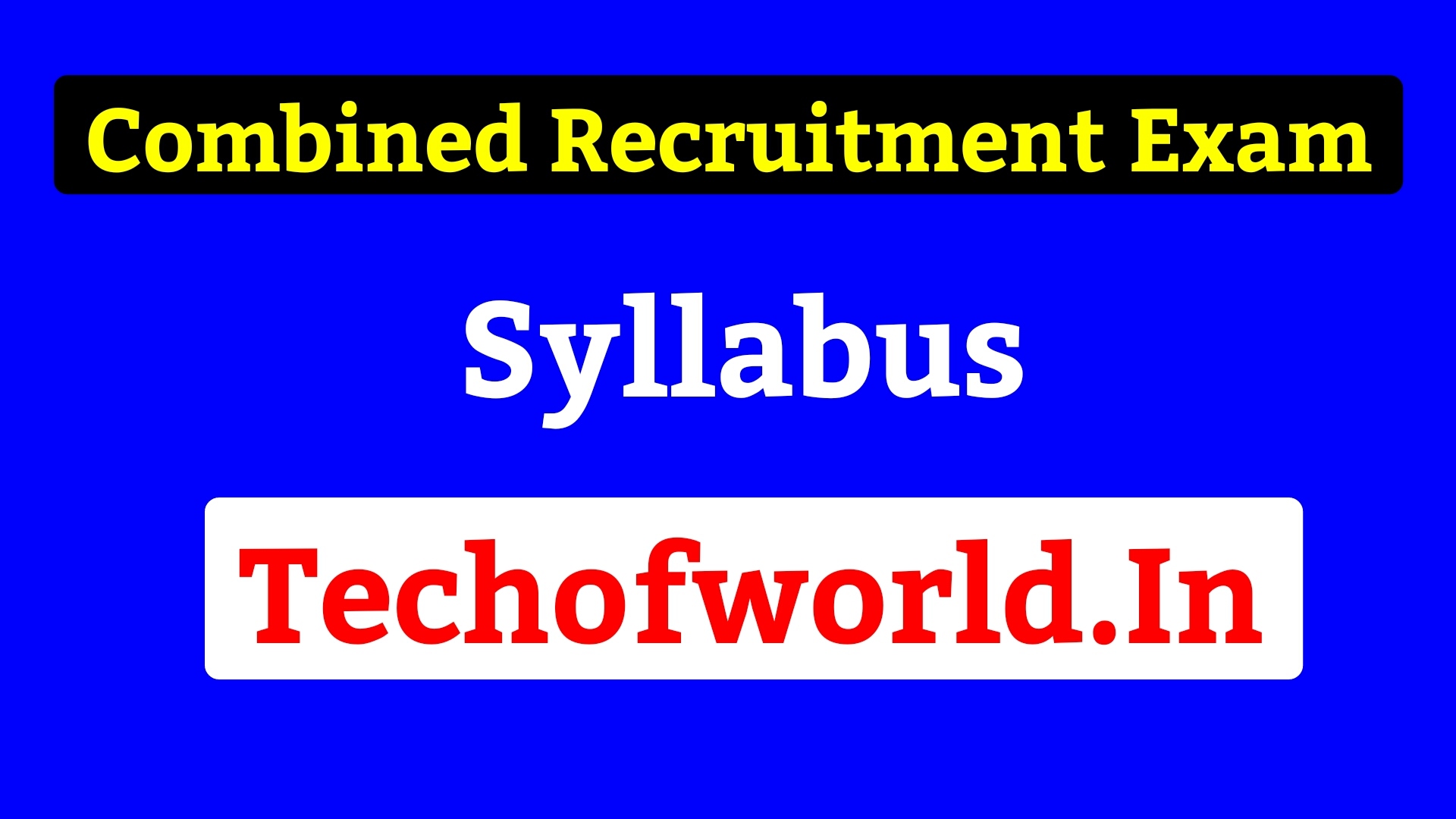 Read more about the article OSSSC Combined Recruitment Syllabus 2024 !! Exam Pattern