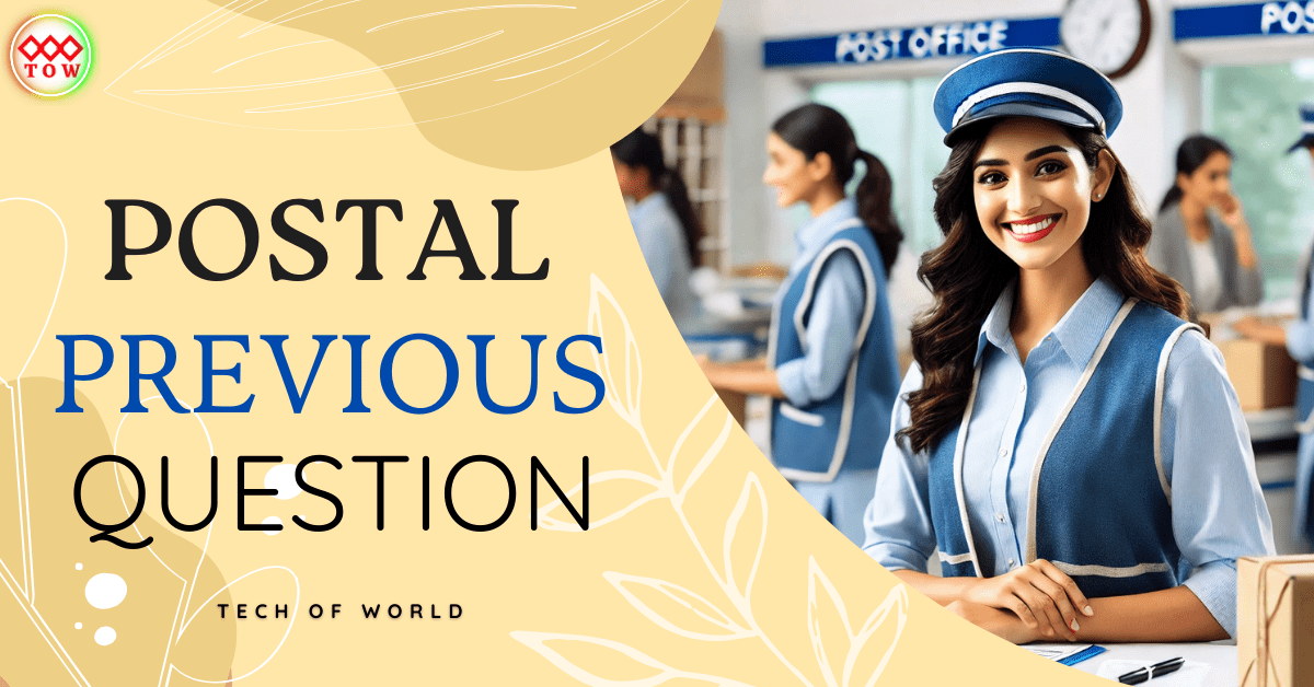 Read more about the article Odisha Postal Previous Year Question 2018 !! Postman & Mail Guard Paper