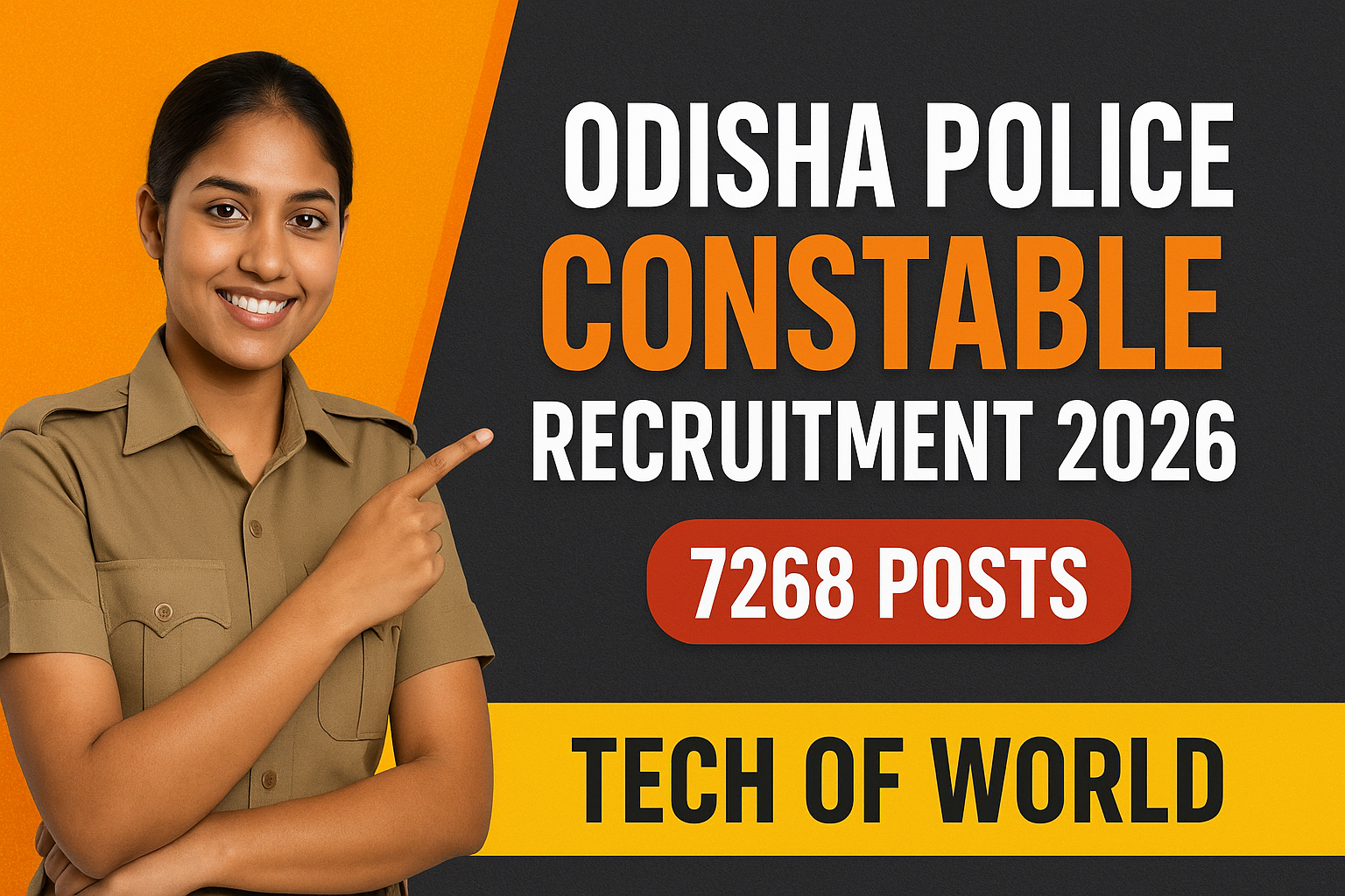 You are currently viewing Odisha Police Constable Recruitment 2026: 7268 Posts, Apply Now